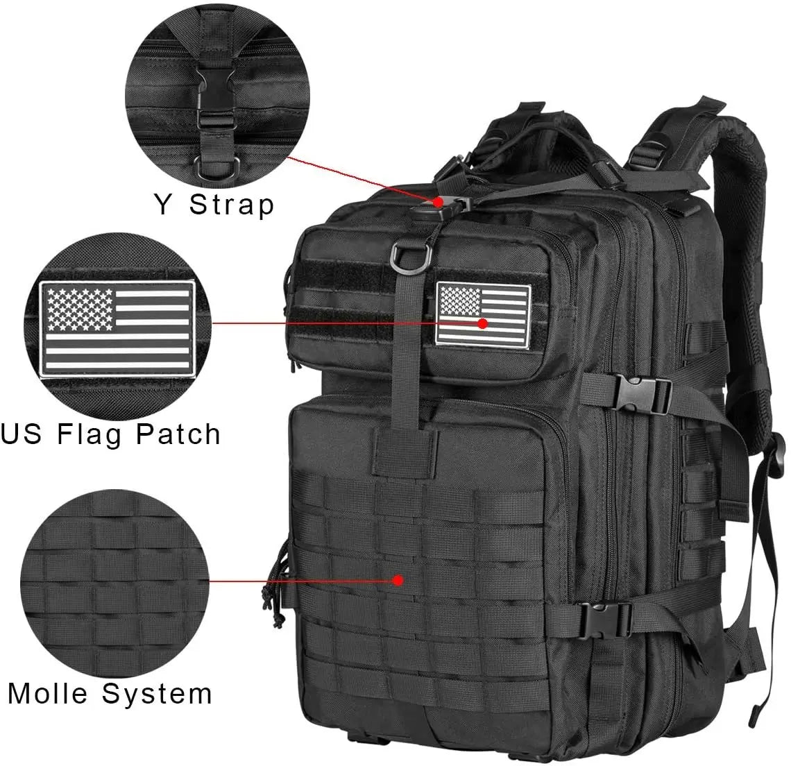 Mochila Militar Táctica para el Gimnasio - Envío Gratis y Limitada | Mochilas de Entrenamiento para Hombre y Mujer