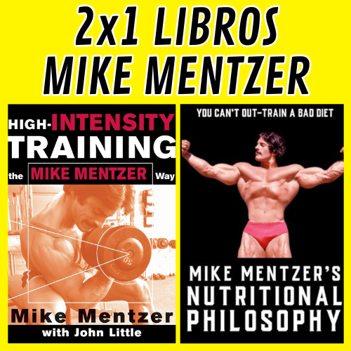 2X1 LIBROS MIKE MENTZER ENTRENAMIENTO+NUTRICIÓN HEAVY DUTY