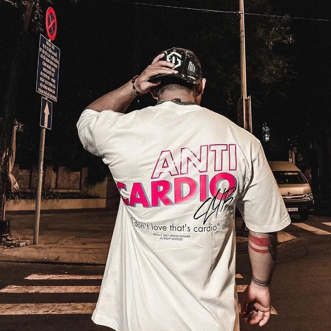 Camisetas ANTI CARDIO Oversize NubeFitness